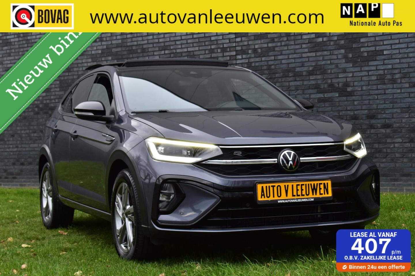 Volkswagen Taigo - Turbo R-Line Business PANODAK/VIRTUAL COCKPIT/ACC/LED/ETC.! - AutoWereld.nl