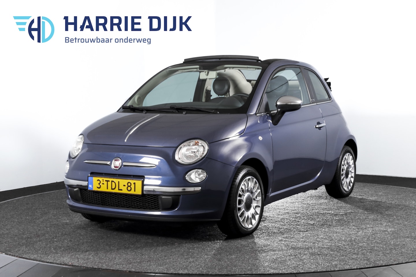 Fiat 500 C - 1.0 TwinAir Easy 66 PK | Open dak | PDC | Airco | Radio/CD-speler | LM 15" | - AutoWereld.nl