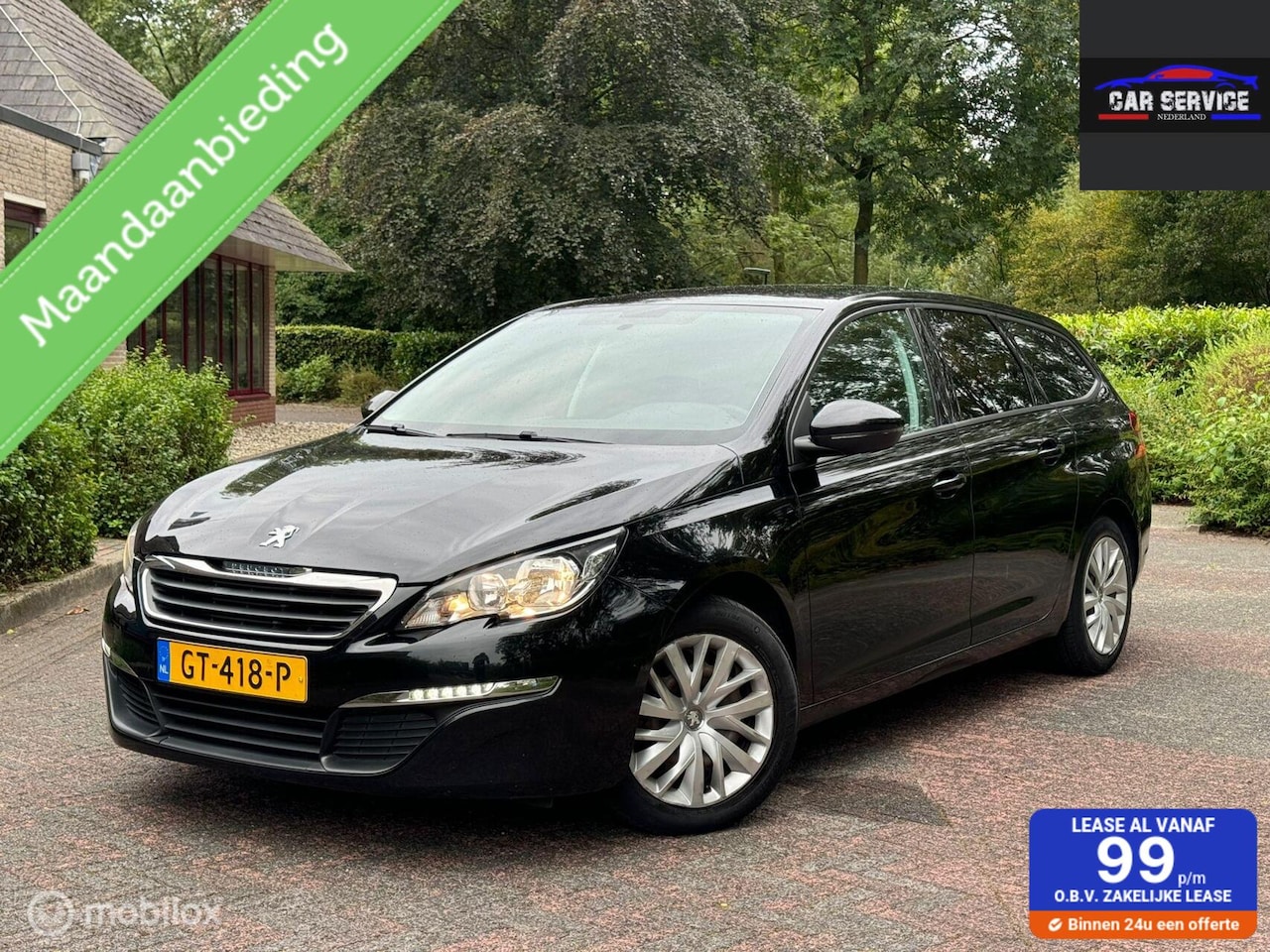 Peugeot 308 SW - 1.2 PureTech Blue Lease Executive NWAPK NAP - AutoWereld.nl