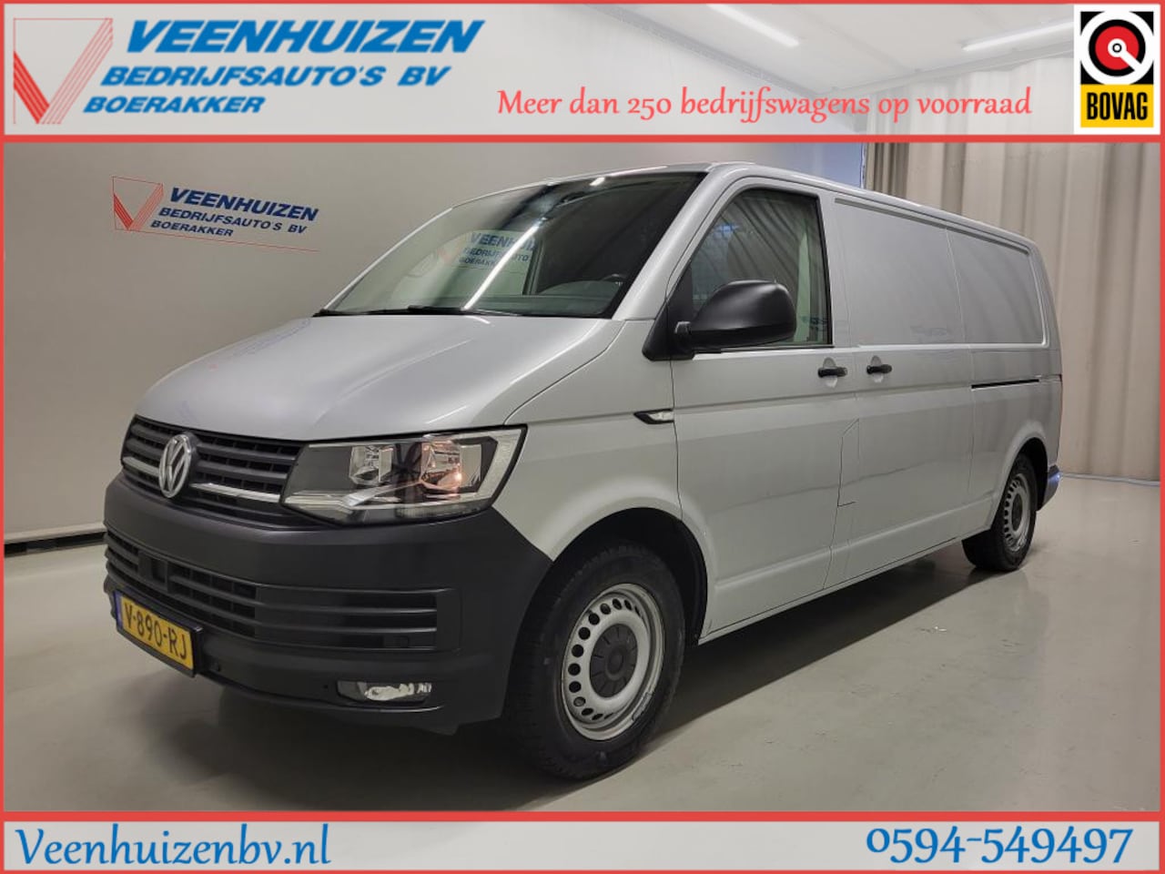 Volkswagen Transporter - 2.0TSI 150pk L2/H1 Trekhaak Benzine! - AutoWereld.nl