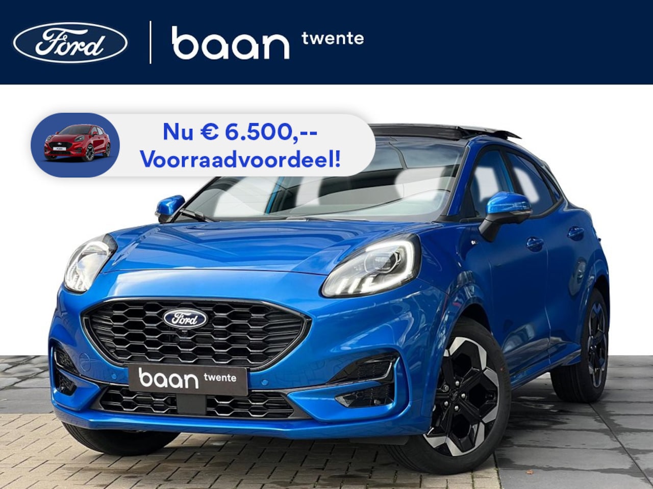Ford Puma - 1.0 EcoBoost Hybrid ST-Line X Automaat | Panoramadak | Winter pack | LED koplampen | Drive - AutoWereld.nl
