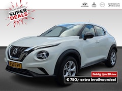 Nissan Juke - 1.0 DIG-T Acenta Comfort pack | Automaat | Stoelverwarming | Trekhaak | Achteruitrijcamera