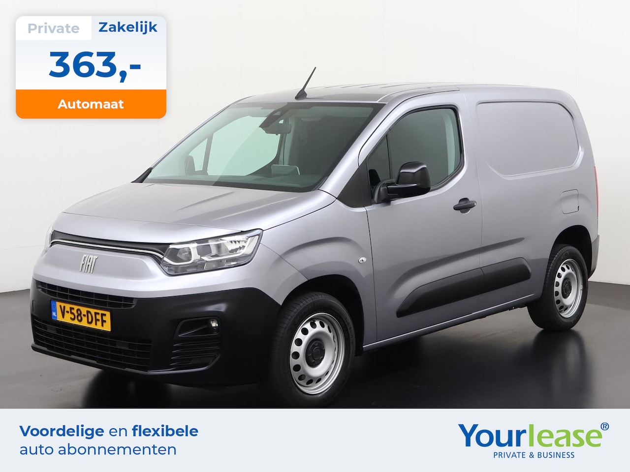 Fiat Doblò - 1.5D 130pk L1 Automaat | All-in 363,- Full Operational Lease | Direct uit voorraad - AutoWereld.nl