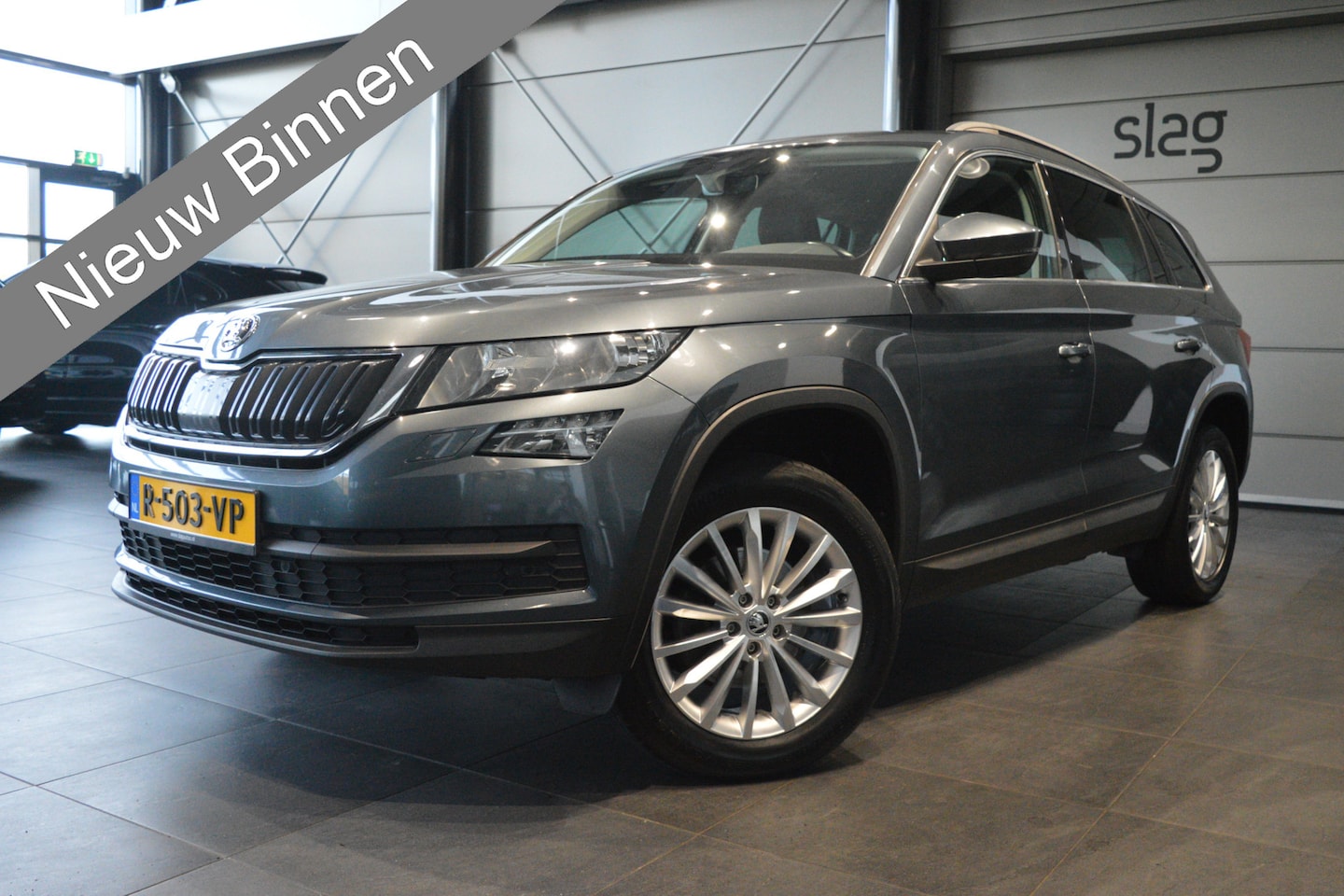 Skoda Kodiaq - 1.4 TSI 4x4 Style navi clima cruise trekhaak pdc 18 inch !! - AutoWereld.nl