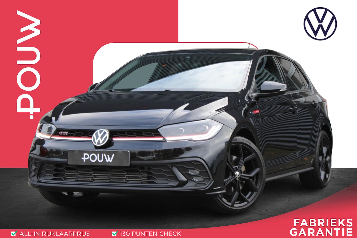 Volkswagen Polo - GTI 2.0 TSI 207pk DSG | Leder | Panoramadak | LED Matrix | Keyless | Navigatie | Apple Car - AutoWereld.nl