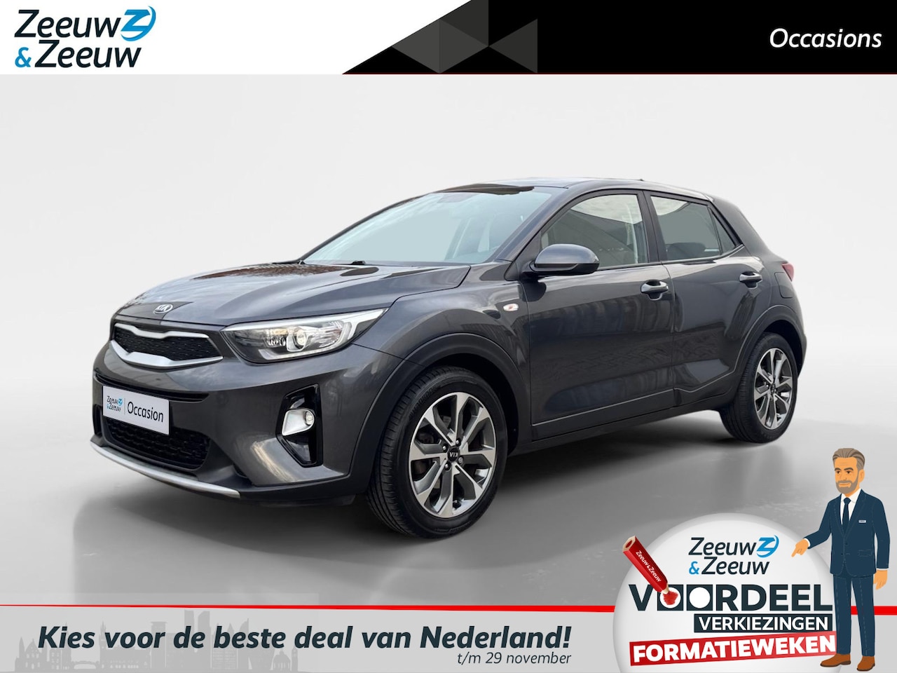 Kia Stonic - 1.0 T-GDi ComfortPlusLine Navigator | Navi | Airco | Cruise Control | Camera | LM Velgen | - AutoWereld.nl