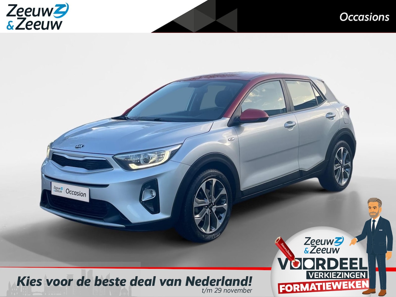 Kia Stonic - 1.0 T-GDi ComfortPlusLine Navigator | Navi | Clima | Camera | Cruise Control - AutoWereld.nl