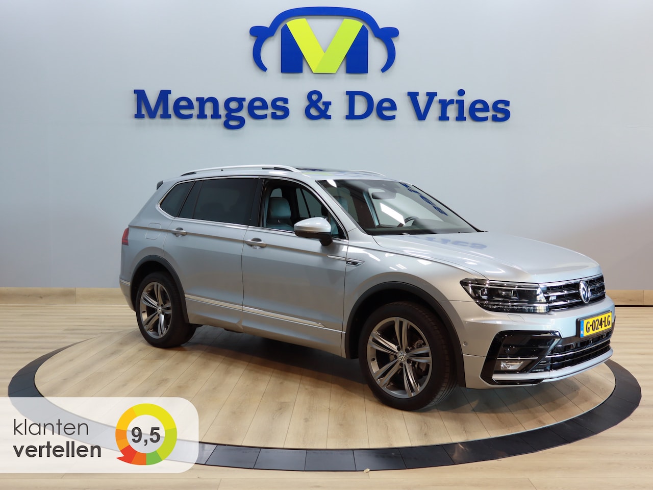 Volkswagen Tiguan Allspace - 1.5 TSI Highline Business R Airco ECC | Panorama | Trekhaak | Adpative Cruise | Leder | Ma - AutoWereld.nl