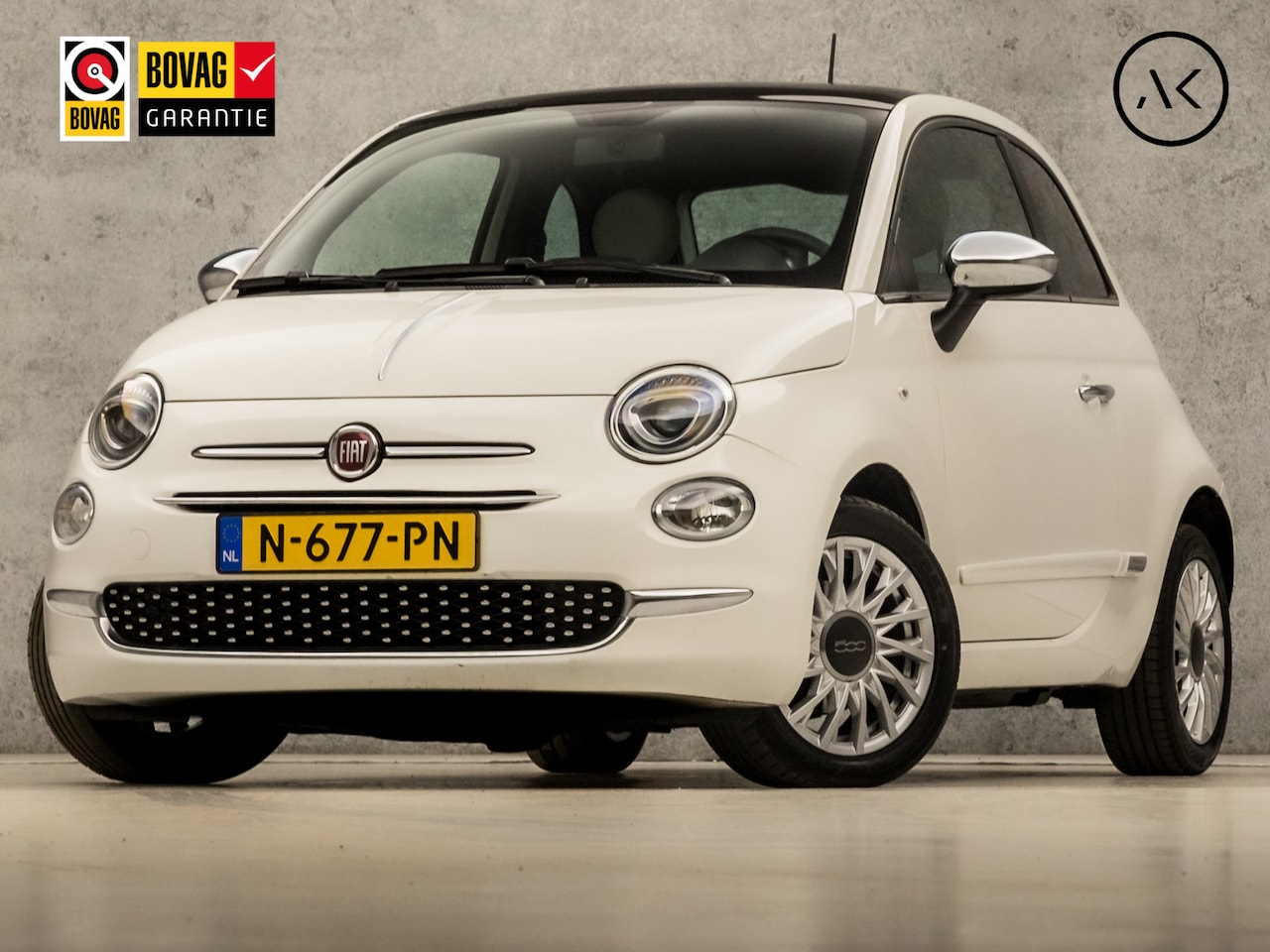 Fiat 500 - 1.0 Hybrid Dolcevita (PANORAMADAK, CHROME PAKKET, APPLE CARPLAY, LEDER, PARKEERSENSOREN, S - AutoWereld.nl