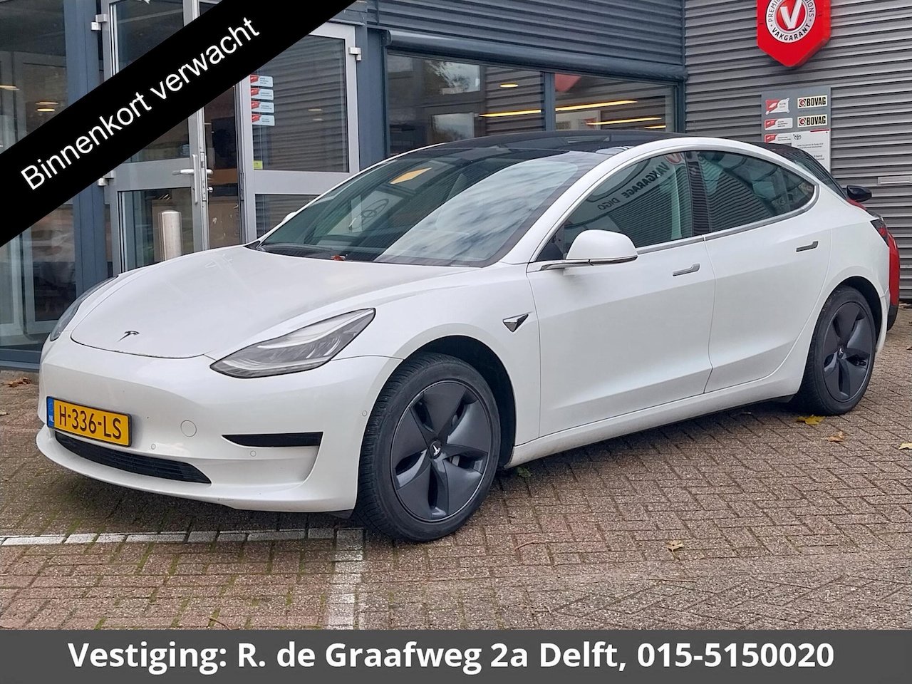 Tesla Model 3 - Standard RWD Plus 60 kWh + FSD systeem | Navigatie | Panoramadak | - AutoWereld.nl