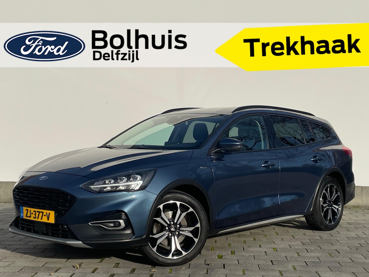 Ford Focus Wagon - EcoBoost Active Business | Trekhaak | Winter Pack | LED | Parkeersensoren | Cruise | Apple - AutoWereld.nl
