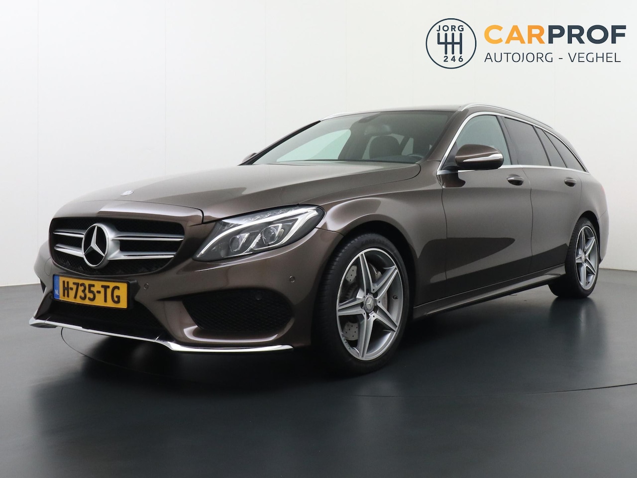 Mercedes-Benz C-klasse Estate - 250 AMG Styling Panoramadak Leder Memory Navigatie Stoelverwarming - AutoWereld.nl