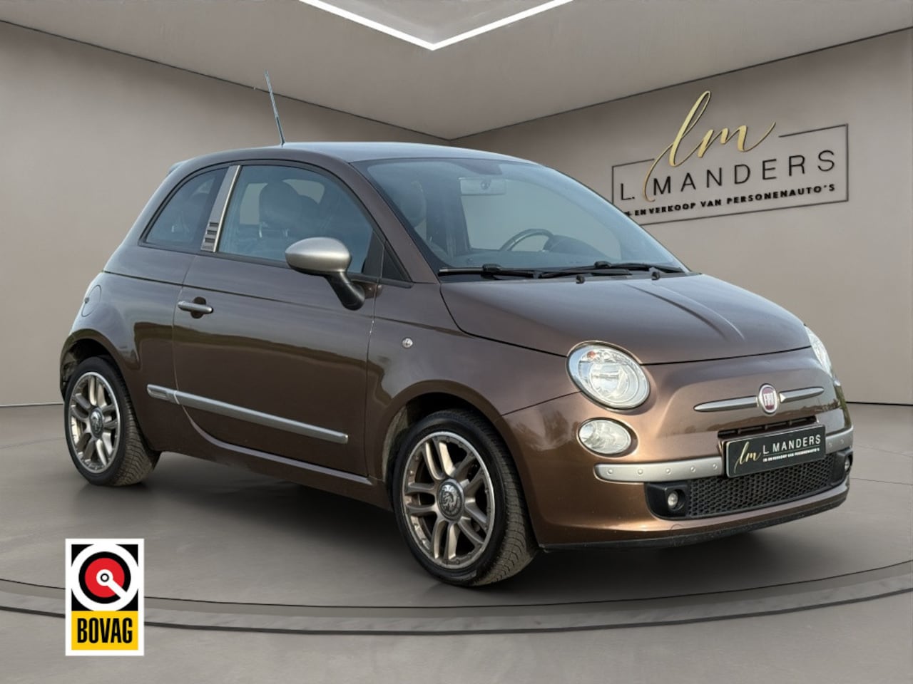 Fiat 500 - 1.2 by Diesel BRUIN 2009 | Airco | Limited Edition - AutoWereld.nl