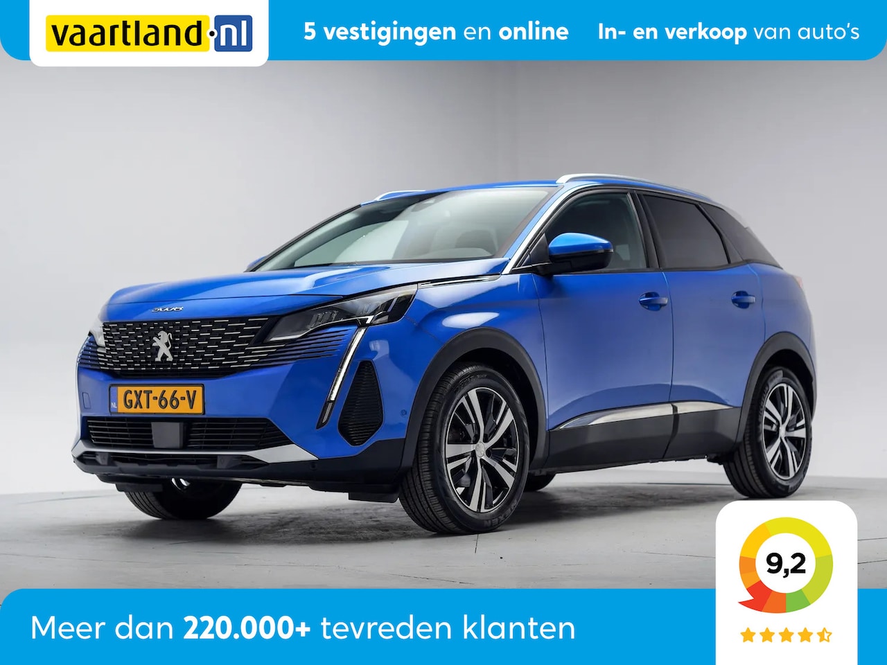 Peugeot 3008 - 1.2 PT Aut. Allure [ distr.riem vervangen Camera Navi Trekhaak ] - AutoWereld.nl