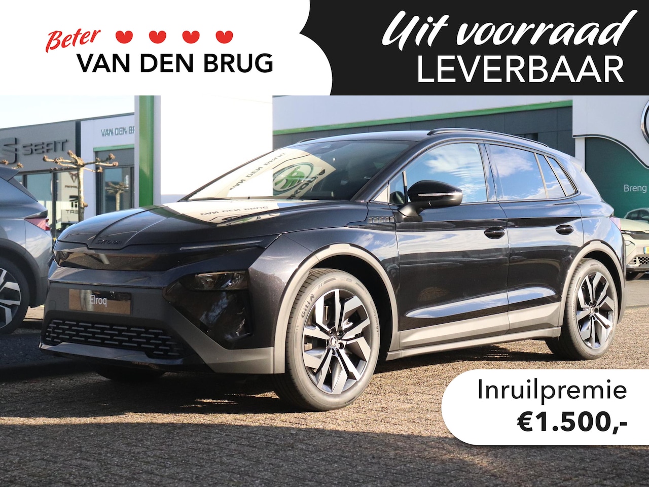 Skoda Elroq - 85 Sportline Edition | Trekhaak | PDC V+A | Stoel + stuurverwarming | Sunset - AutoWereld.nl