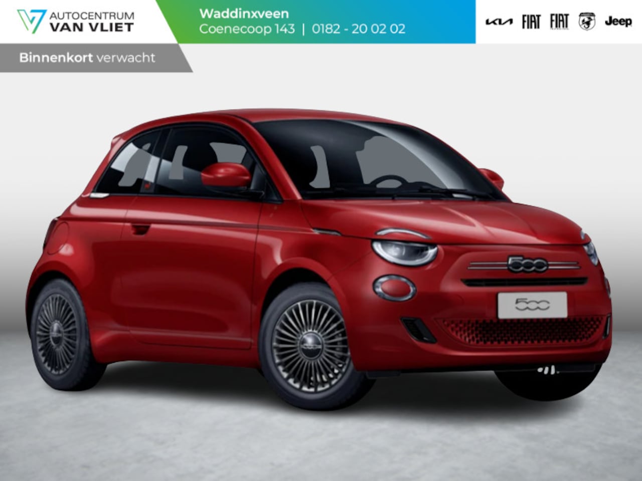 Fiat 500 - 1.0 Hybrid | MY2026 | New | Clima | Carplay | PDC | Priv Glass | Rosso Passione - AutoWereld.nl