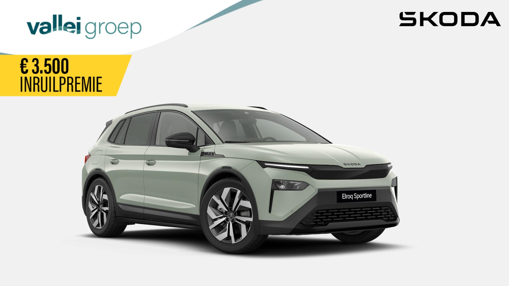 Skoda Elroq - Sportline Elektromotor 210 kW / 286 PK SUV - AutoWereld.nl