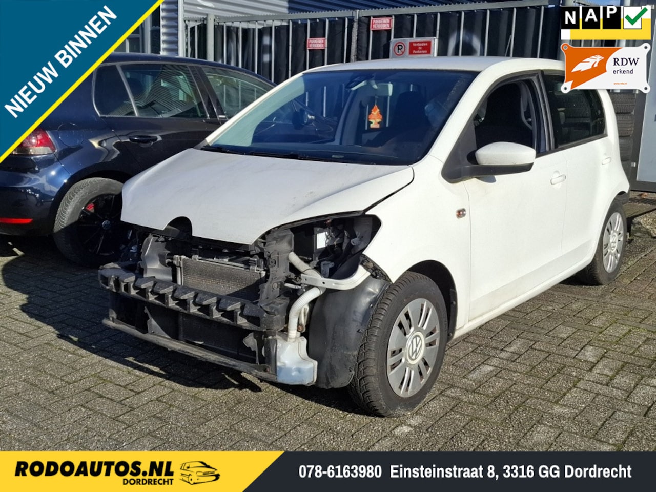 Volkswagen Up! - 1.0 move up! BlueMotion Achterschade! - AutoWereld.nl