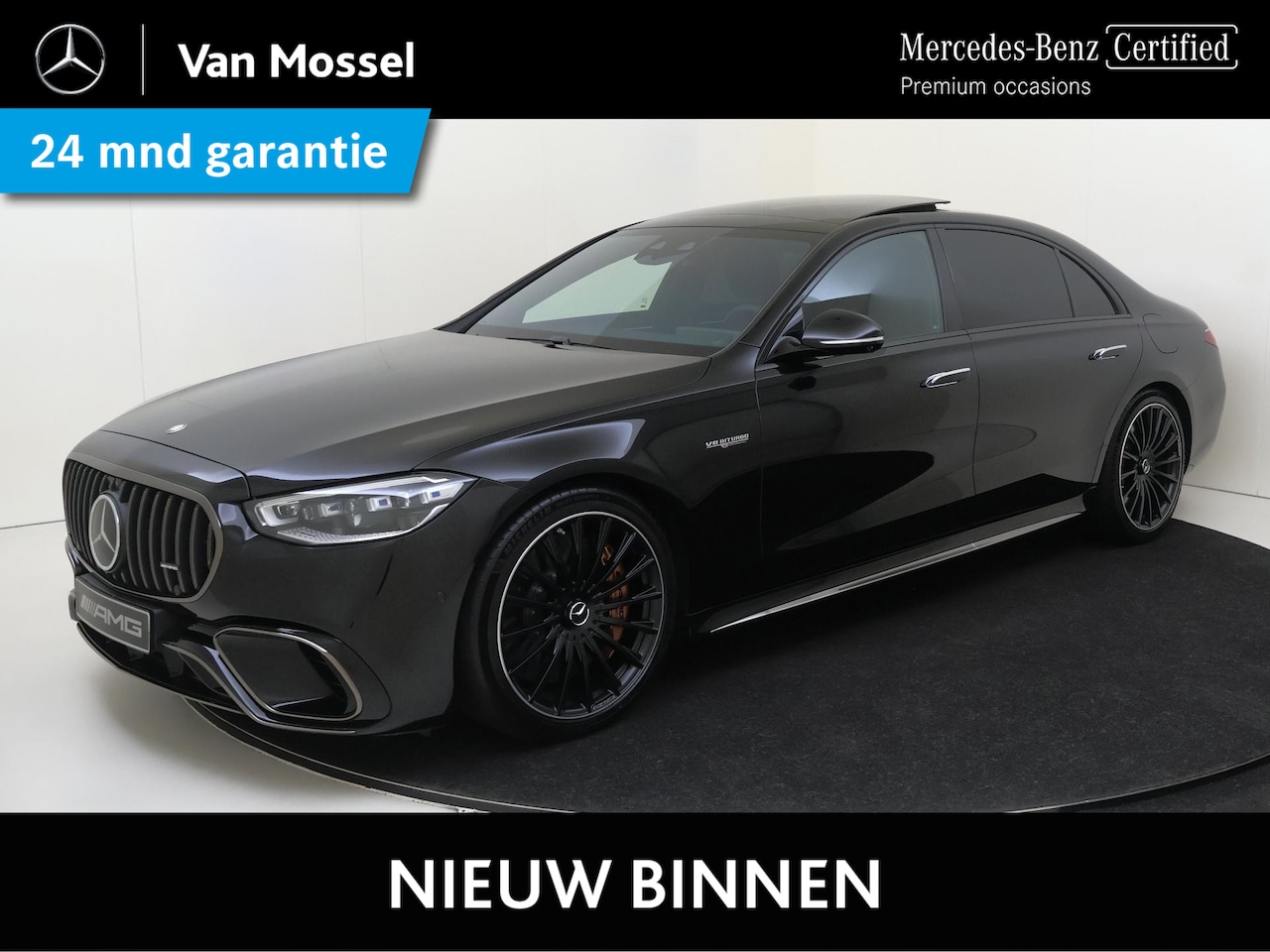 Mercedes-Benz S-klasse - AMG 63 S E Performance / Panoramadak/ Keramisch/ 21 inch/ Night/ Entertainment achter/ Aug - AutoWereld.nl