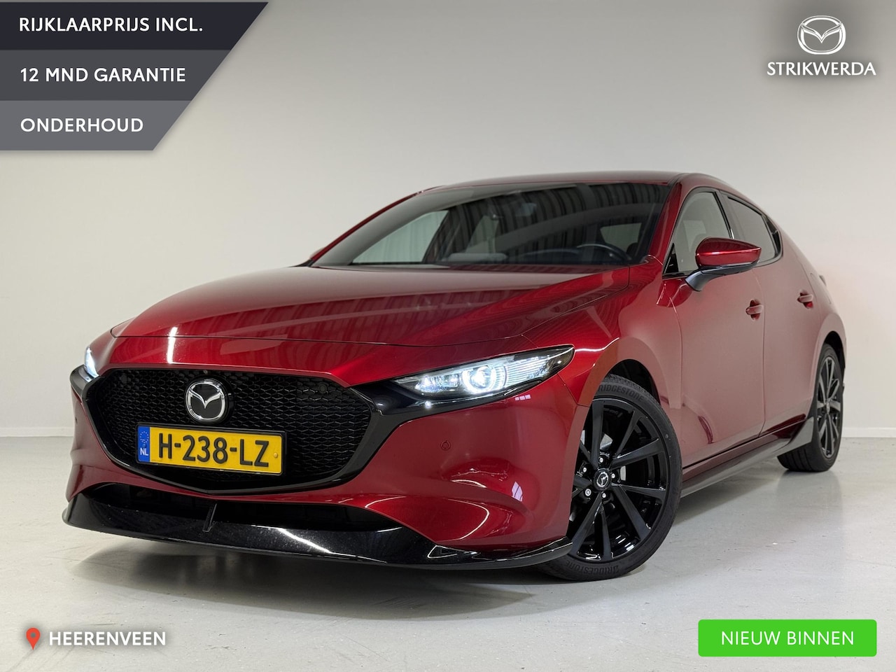 Mazda 3 - 2.0 e-SkyActiv-X M Hybrid 180 Luxury Aero Pack | ACC | Bose | 360 Camera - AutoWereld.nl