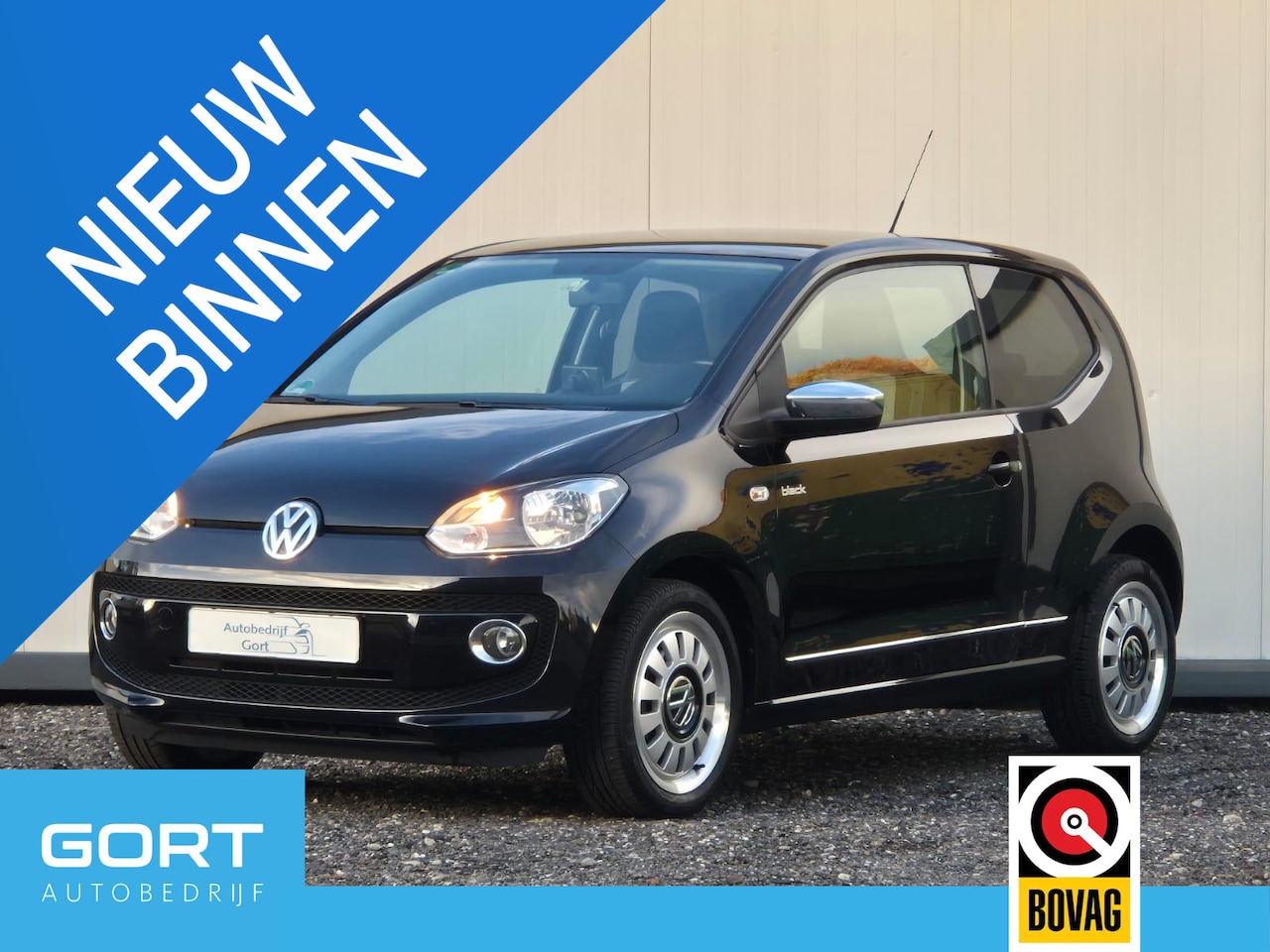 Volkswagen Up! - 1.0 high up! BlueMotion BLACK UP - AutoWereld.nl