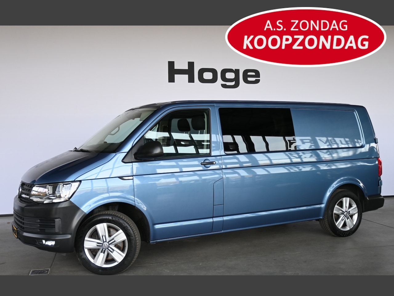 Volkswagen Transporter - 2.0 TDI L2H1 DC Comfortline Airco Cruise Control Goed Onderhouden! Inruil Mogelijk! KLAAR - AutoWereld.nl