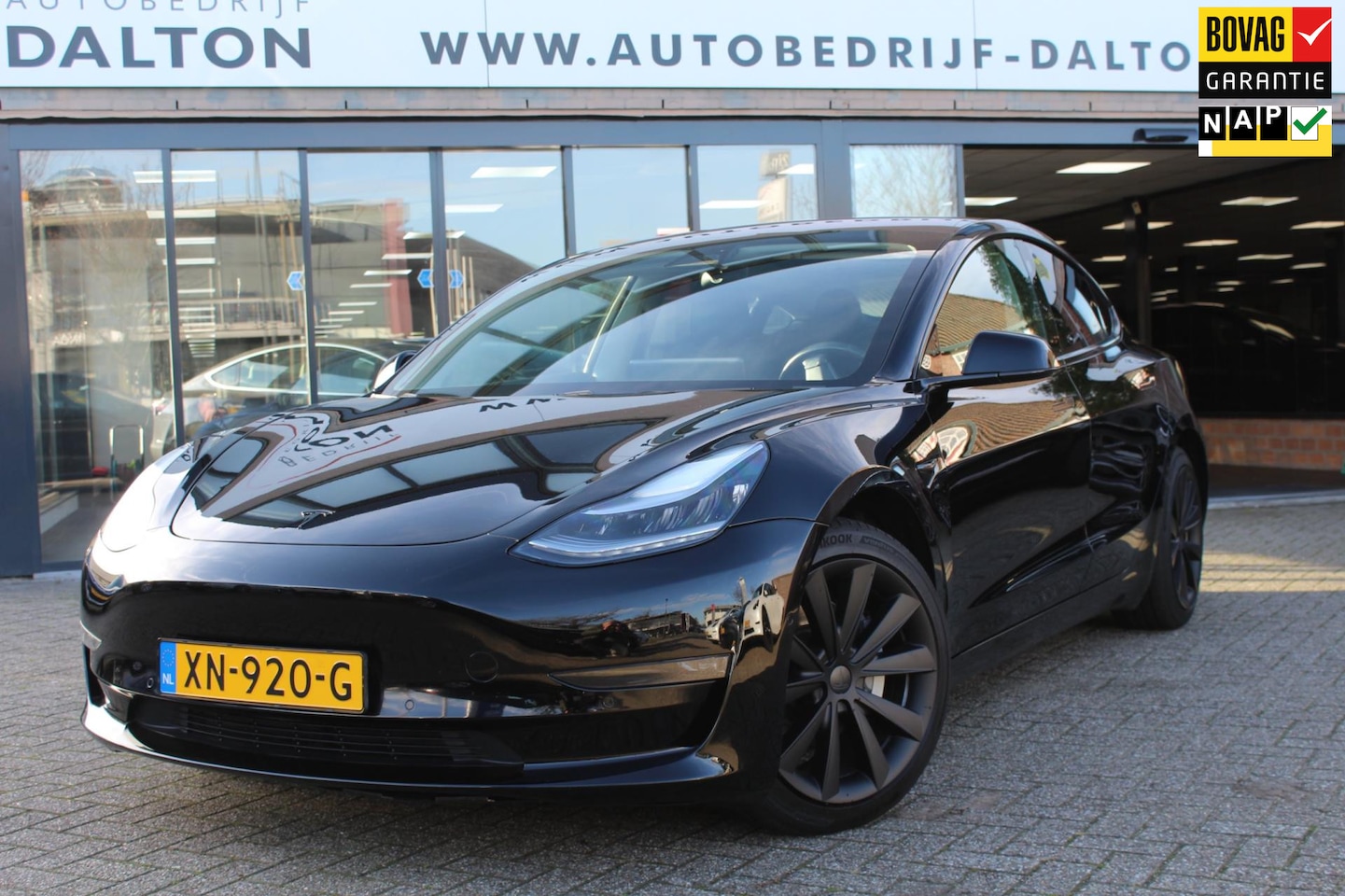 Tesla Model 3 - Long Range RWD Long Range AWD 75 kWh 462 PK soh 91,1% / AUTOPILOT / LEER / PANODAK - AutoWereld.nl