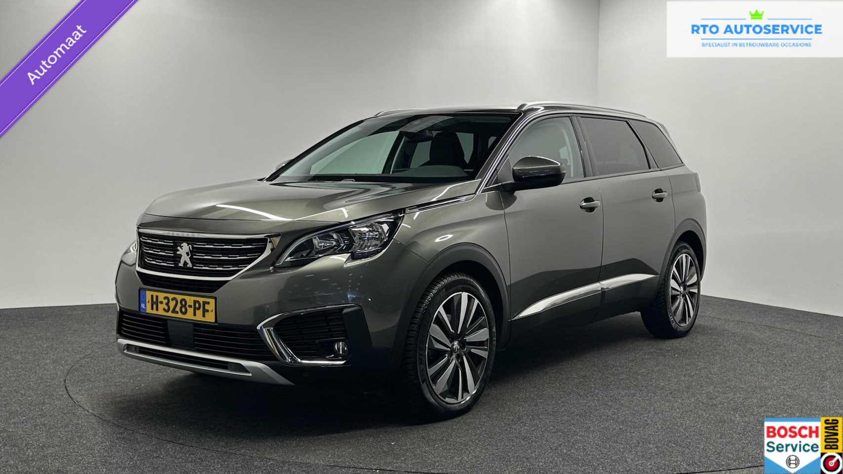 Peugeot 5008 - 1.2 PureTech Blue Lease Premium Avantage NAVI TREKHAAK ECC CRUISE LM CARPLAY. - AutoWereld.nl