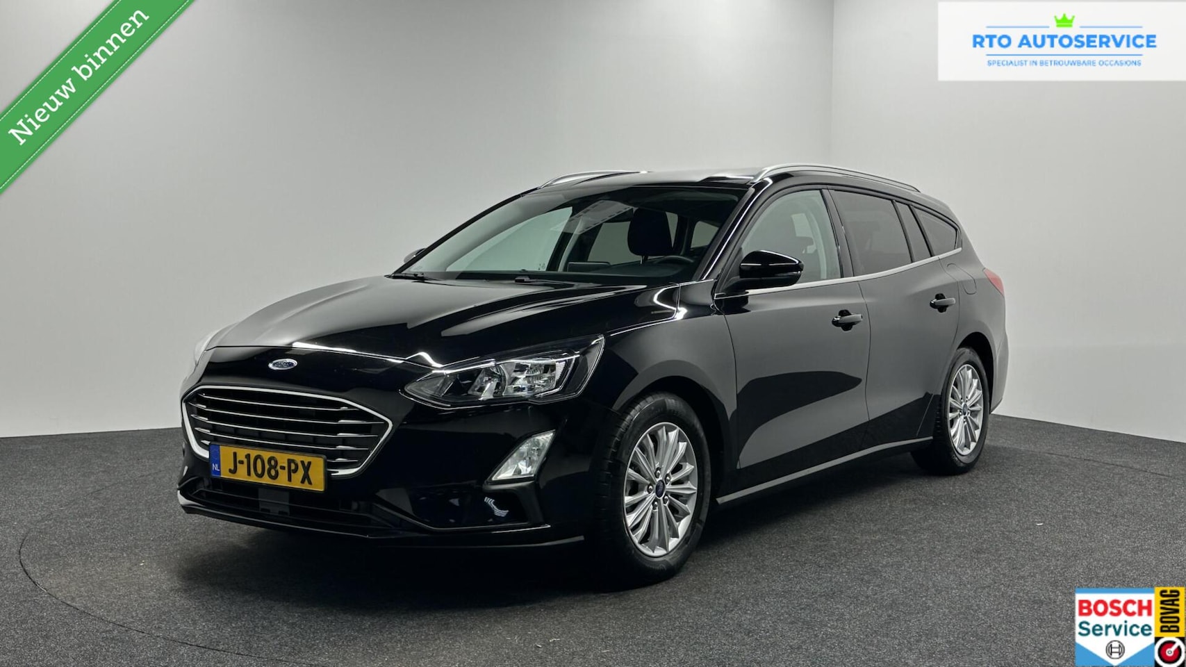 Ford Focus Wagon - 1.0 EcoBoost Trend Edition Business ECC NAVI CRUISE STOEL/STUUR VERWARMING. - AutoWereld.nl