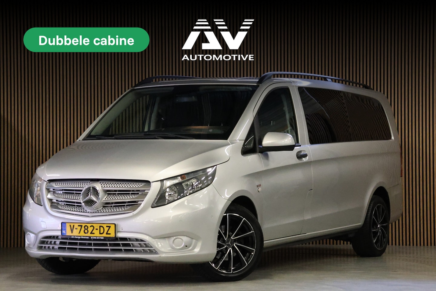 Mercedes-Benz Vito - 116 CDI Extra Lang DC | 6-Zitter | Navigatie | Cruise control | PDC V+A | LM Velgen | MF S - AutoWereld.nl