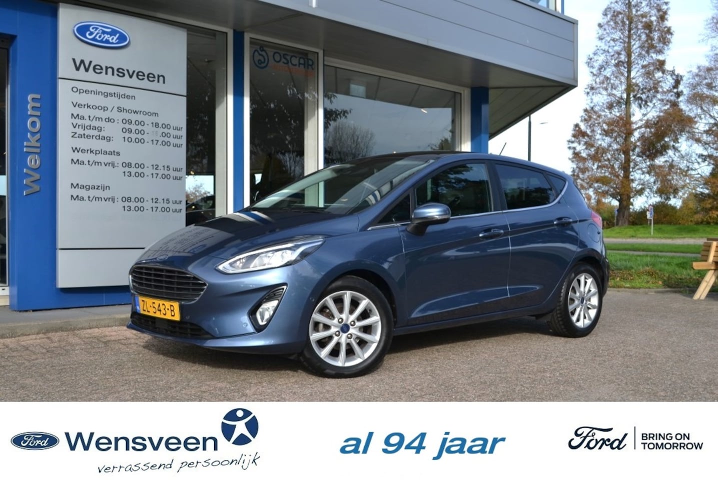 Ford Fiesta - 1.0T 100pk ECOBOOST Titanium | panoramadak, winterpack, etc. - AutoWereld.nl
