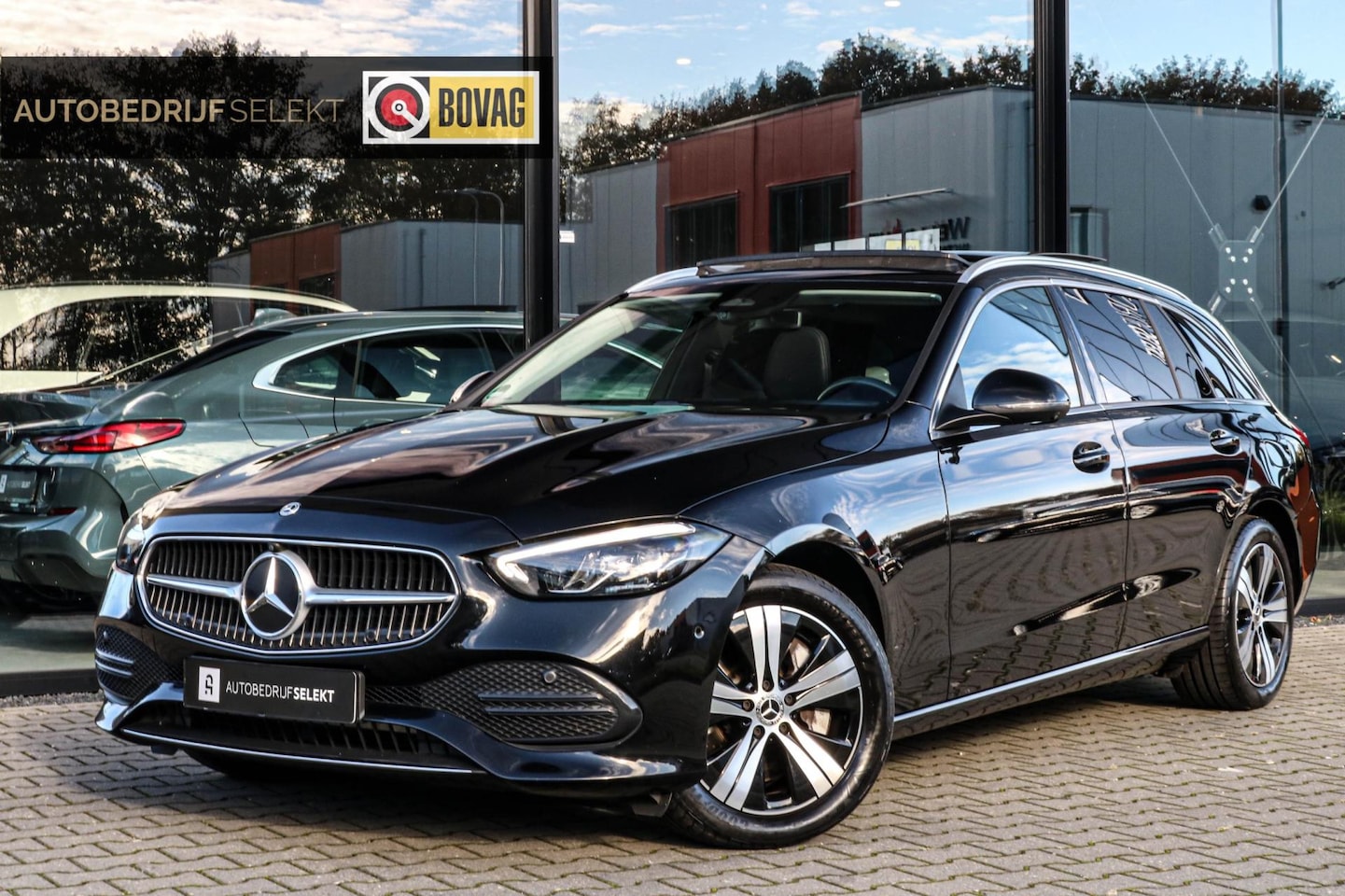 Mercedes-Benz C-klasse Estate - 300 e - PANO - SFEER - 360 CAM - 1e EIGENAAR - C300E - AutoWereld.nl