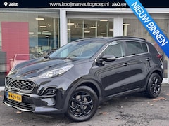 Kia Sportage - 1.6 T-GDI Black Edition Schuif-/kanteldak | Trekhaak | zwart lederen bekleding | Stoelverw