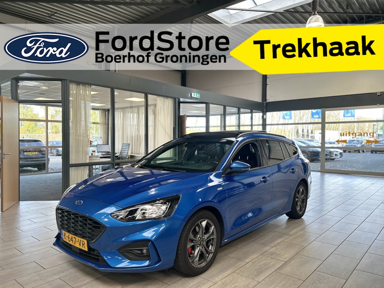 Ford Focus Wagon - EcoBoost Hybrid 155pk ST Line X | Elek. Trekhaak | Pano | B&O | Elek. Klep | Winterpack | - AutoWereld.nl