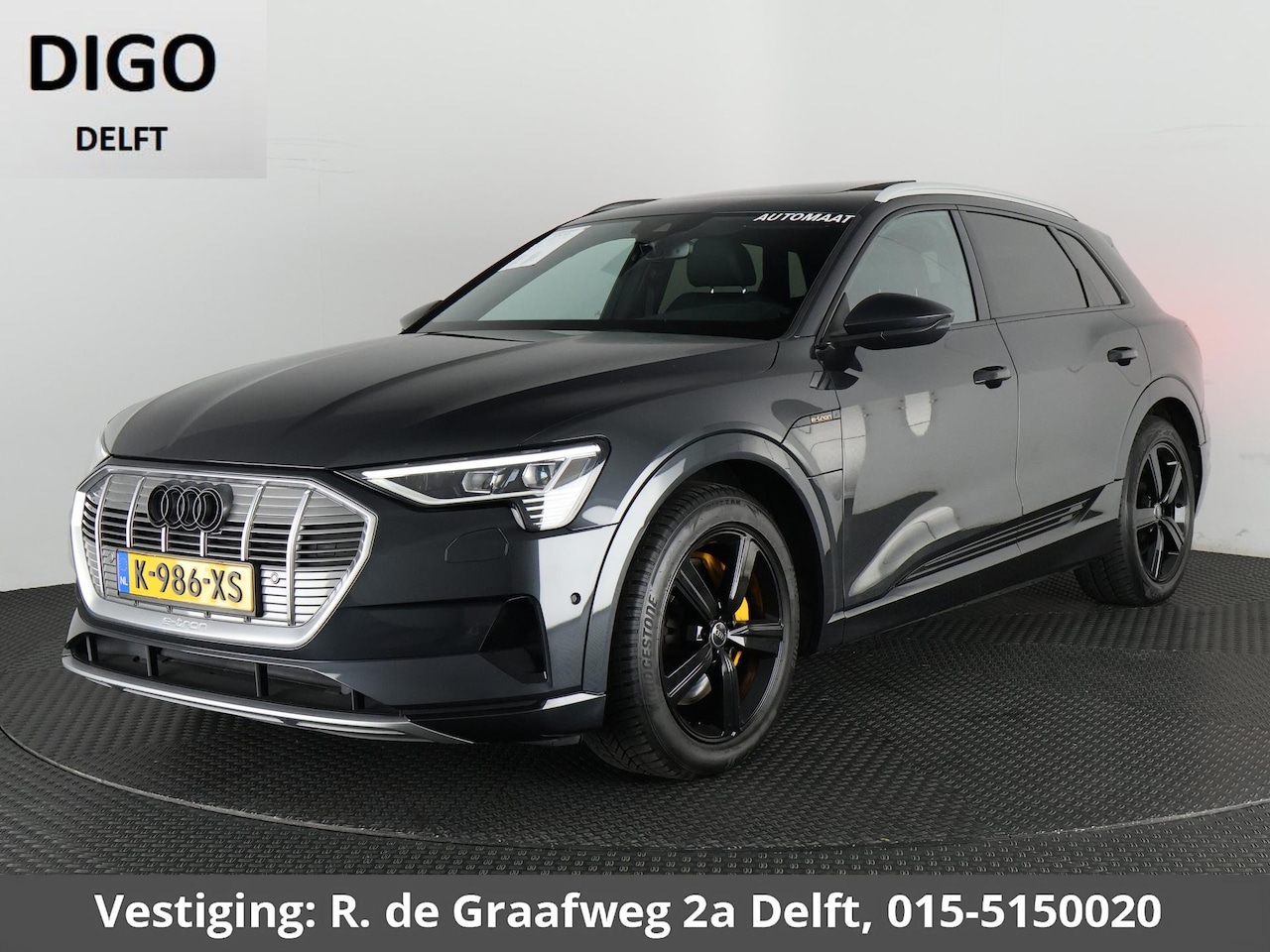 Audi e-tron - 55 Quattro Black Edition Plus 95 kWh 408 PK | ACCU 89% | 1e eigenaar | Schuif-/Kanteldak | - AutoWereld.nl