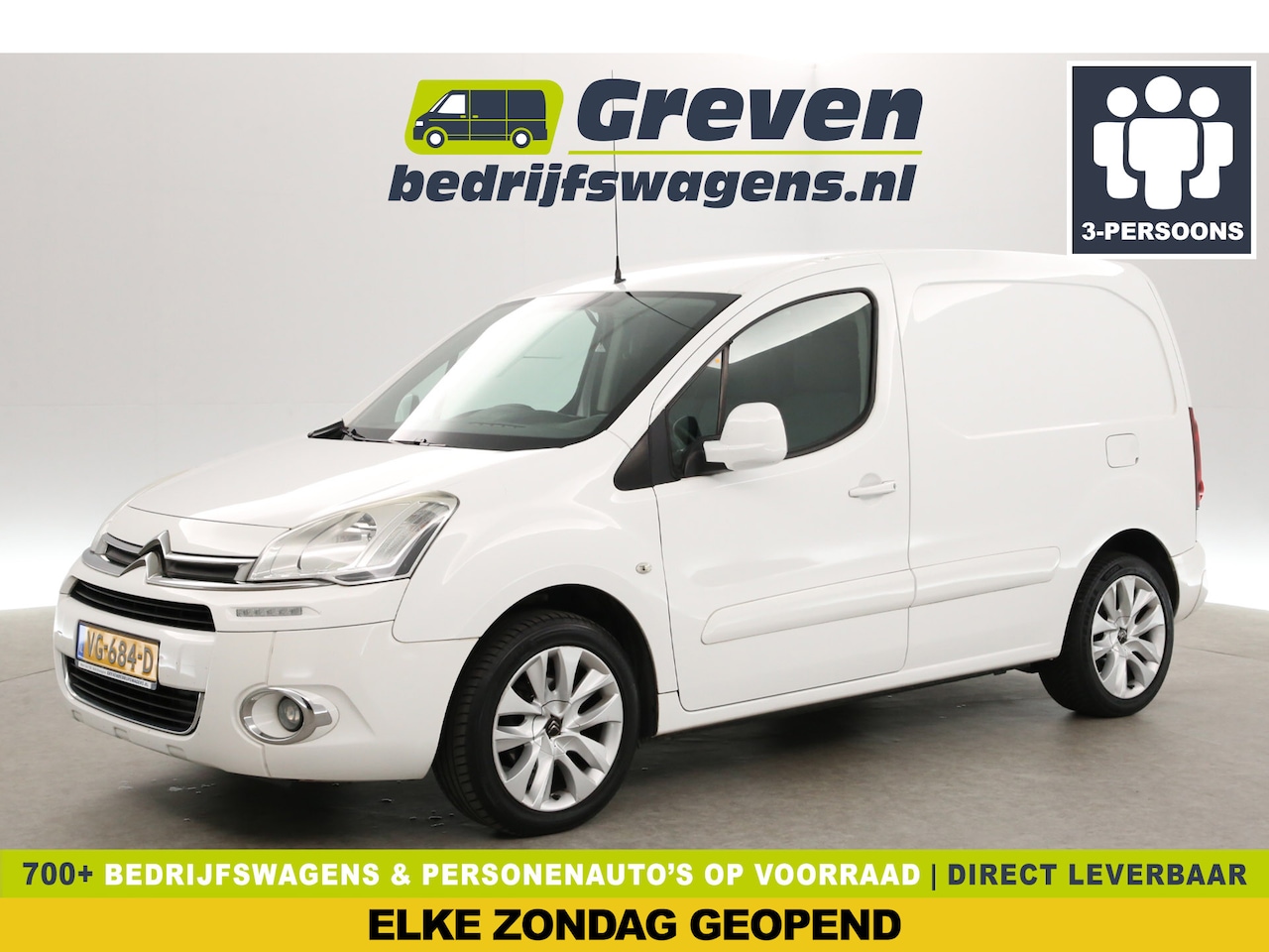 Citroën Berlingo - 1.6 e-HDI | Airco | Cruise | 3-Zits | Parkeersens. | Elektrpakket - AutoWereld.nl