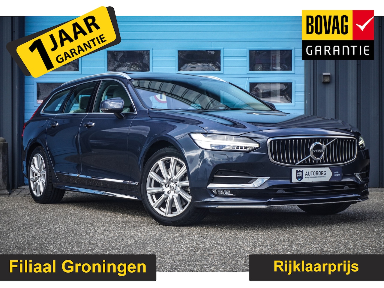 Volvo V90 - 2.0 T4 Inscription GRATIS Afleverpakket! | Schuif/kantel dak | Harman Kardon | - AutoWereld.nl