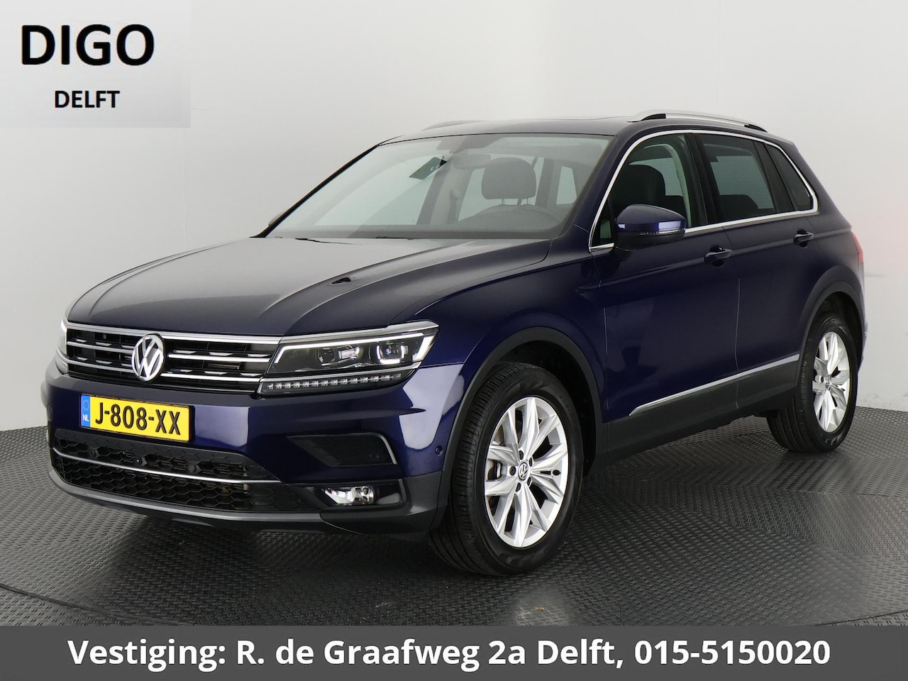 Volkswagen Tiguan - 2.0 TSI 4Motion Highline Business R | 360° Camera | Trekhaak | Vol leer | Stoelverwarming - AutoWereld.nl