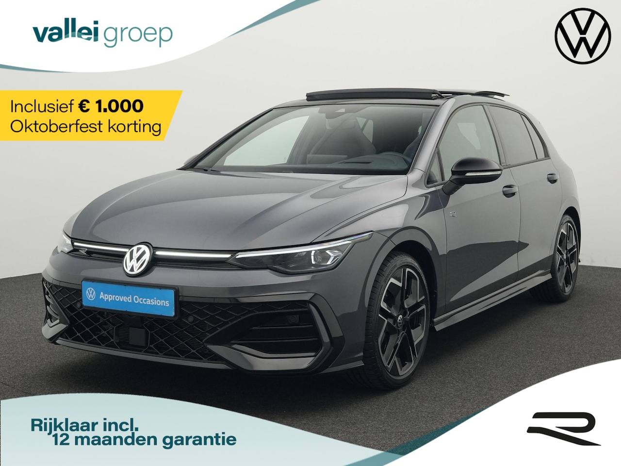 Volkswagen Golf - 1.5 eTSI 150 pk DSG R-Line Edition | Panoramadak | IQ Light | Black Style | Head-up displa - AutoWereld.nl
