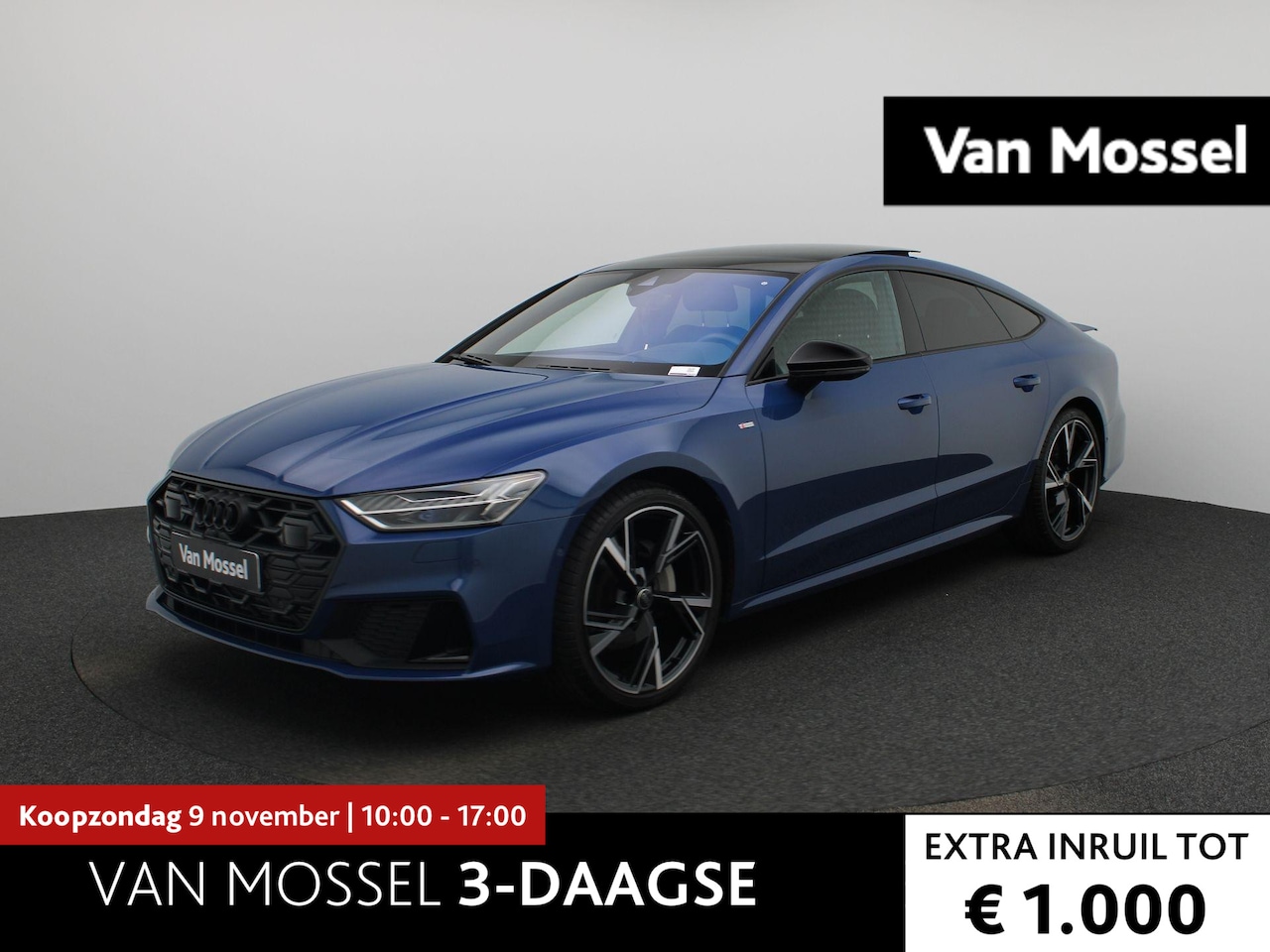 Audi A7 Sportback - 45 TFSI quattro 265 PK | S-line | Automaat | Navigatie | 360 Camera | Panoramadak | Vierwi - AutoWereld.nl