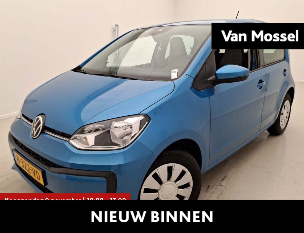 Volkswagen Up! - 1.0 | 65 PK | Airco | All Season Banden | Bluetooth Audio | - AutoWereld.nl