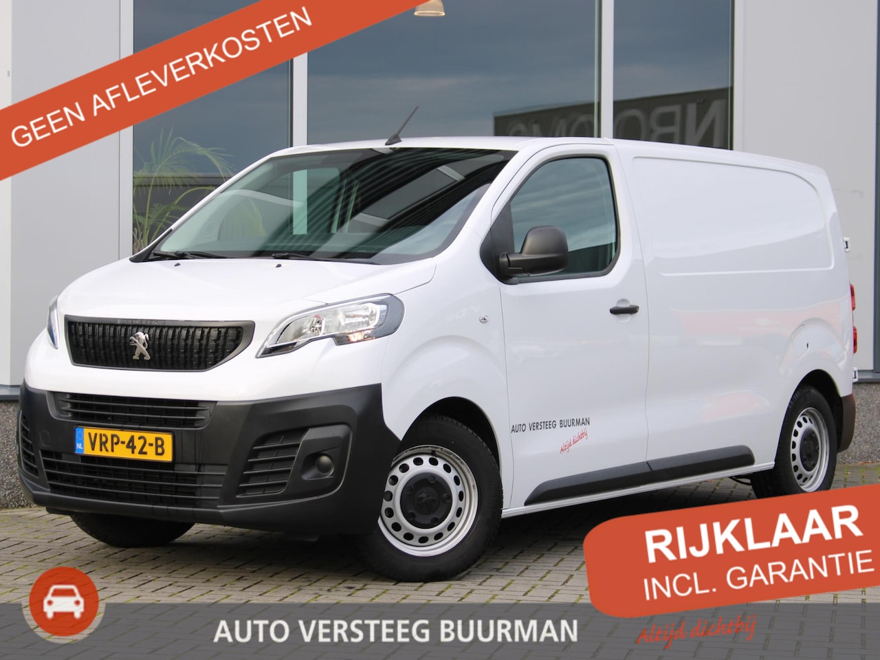 Peugeot Expert - Standard Premium 1.5 BlueHDI 120PK 3-Zits, Trekhaak, Betimmering, Airco, Navigatie - AutoWereld.nl