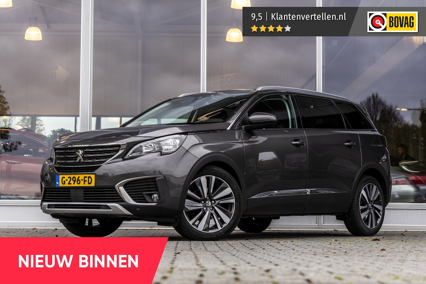 Peugeot 5008 - 1.2 PureTech Allure 7p | Automaat | Carplay | NL Auto - AutoWereld.nl
