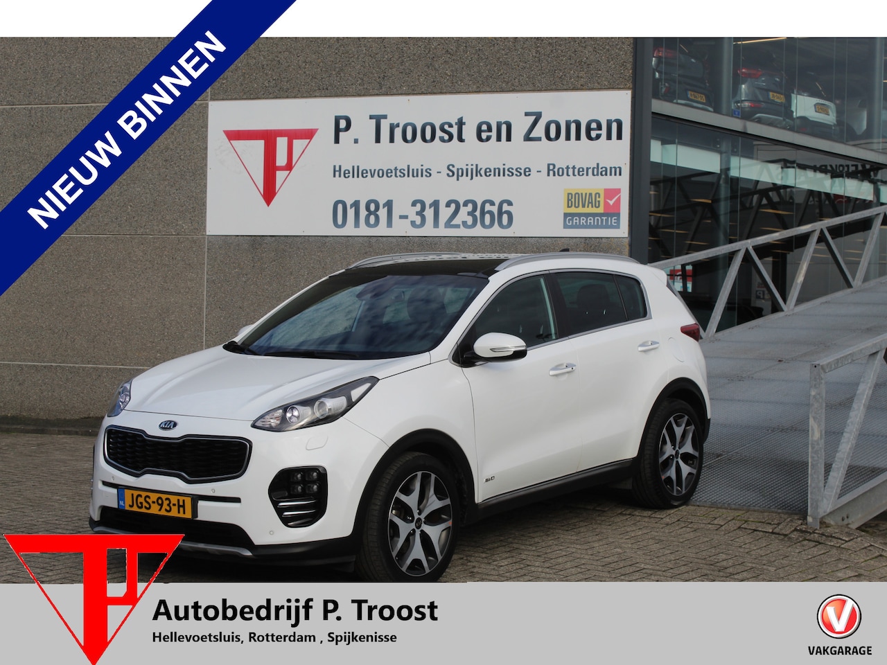 Kia Sportage - 1.6 T-GDI 4WD GT-Line Panoramadak/JBL audio/Dode hoek detectie/Lederen bekleding/Achteruit - AutoWereld.nl