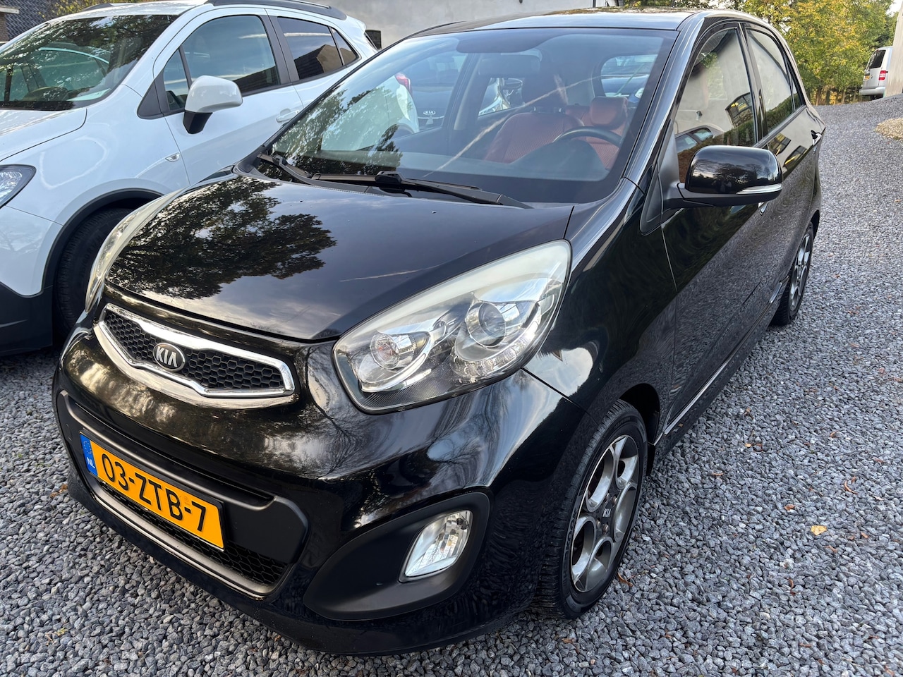 Kia Picanto - 1.0 CVVT ISG Design Edition LEDER AIRCO - AutoWereld.nl