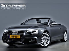 Audi A5 Cabriolet - 2.0 TFSI 230pk Quattro Automaat S-Line Navi/Led/H.leer/Stoelverw./Keyless/Cruise/Pdc/Lmv19