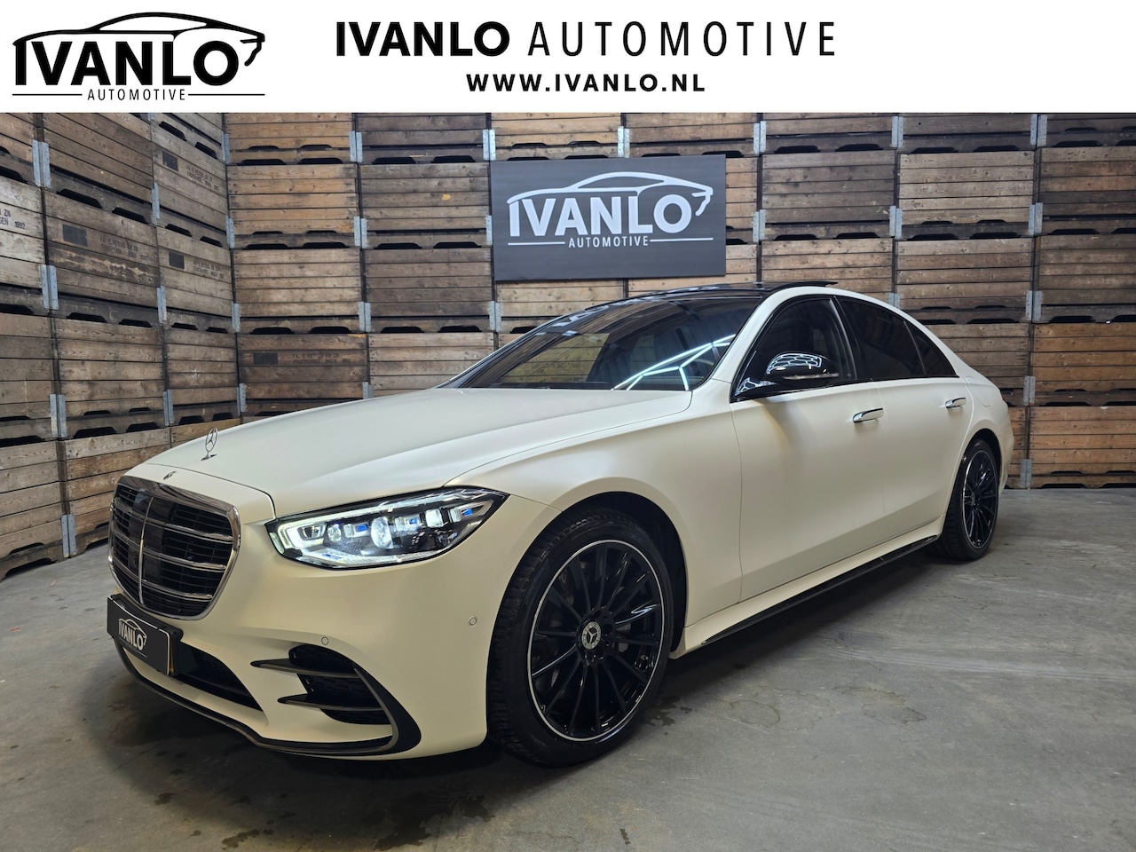 Mercedes-Benz S-klasse - 580 e 4MATIC AMG Line Pano LED 4WB 360 Burm MAT WIT 20"LM - AutoWereld.nl