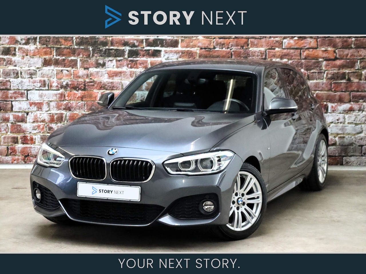 BMW 1-serie - 118i Executive M Sport Pakket 5 deurs / Navigatie / LED / Climate Control / Bluetooth / Pa - AutoWereld.nl