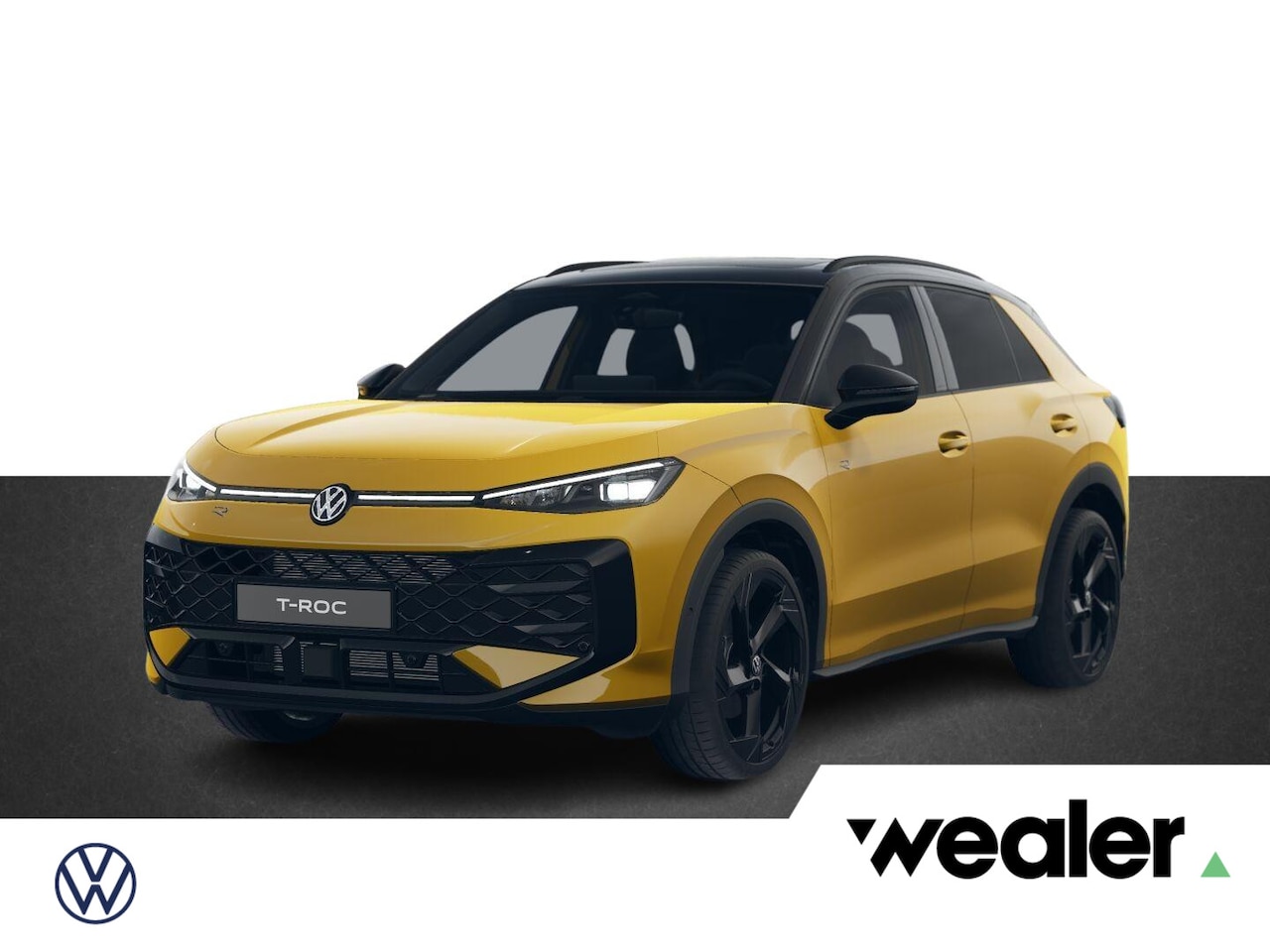 Volkswagen T-Roc - R-Line First Edition 1.5 eTSI 110 kW / 150 PK DSG | Black Style | Panoramadak | Harman Kar - AutoWereld.nl