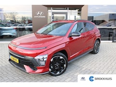Hyundai Kona Electric - N Line 65.4 kWh | Suede / leder bekleding | 360 camera | Elektrische voorstoelen met geheu